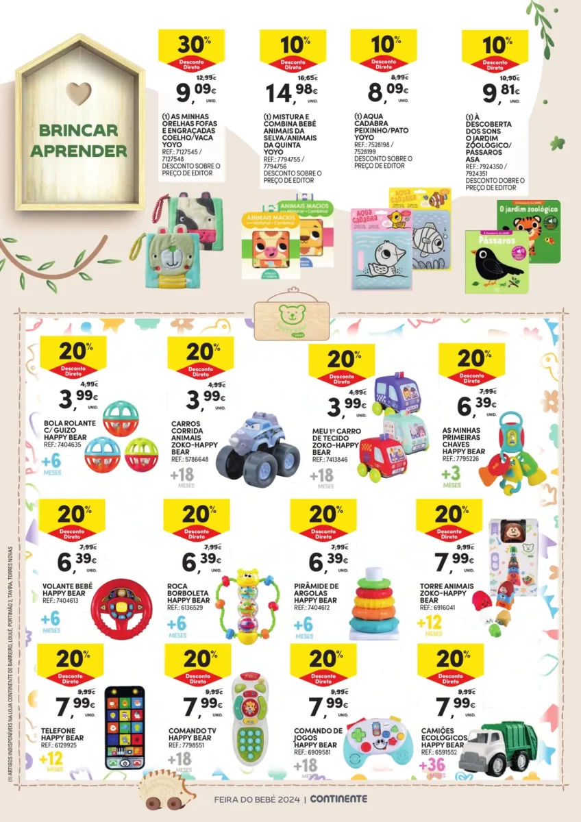 Folheto Continente Beb&eacute; (16 a 28 janeiro)