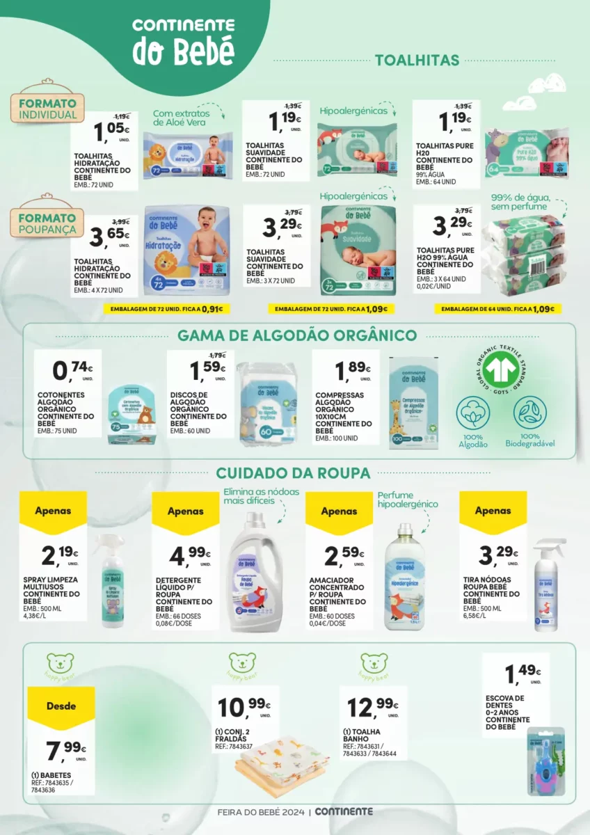 Folheto Continente Beb&eacute; (16 a 28 janeiro)