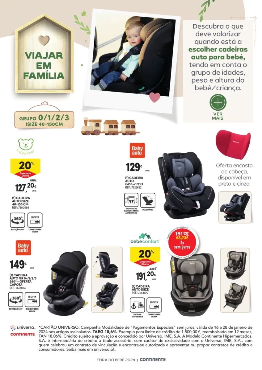 Folheto Continente Beb&eacute; (16 a 28 janeiro)