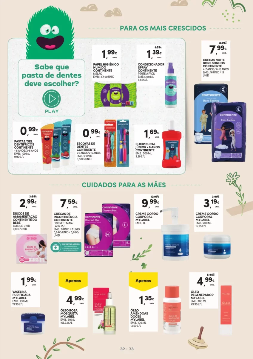 Folheto Continente Beb&eacute; (16 a 28 janeiro)