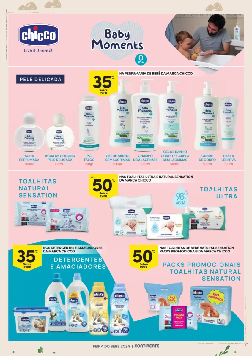 Folheto Continente Beb&eacute; (16 a 28 janeiro)