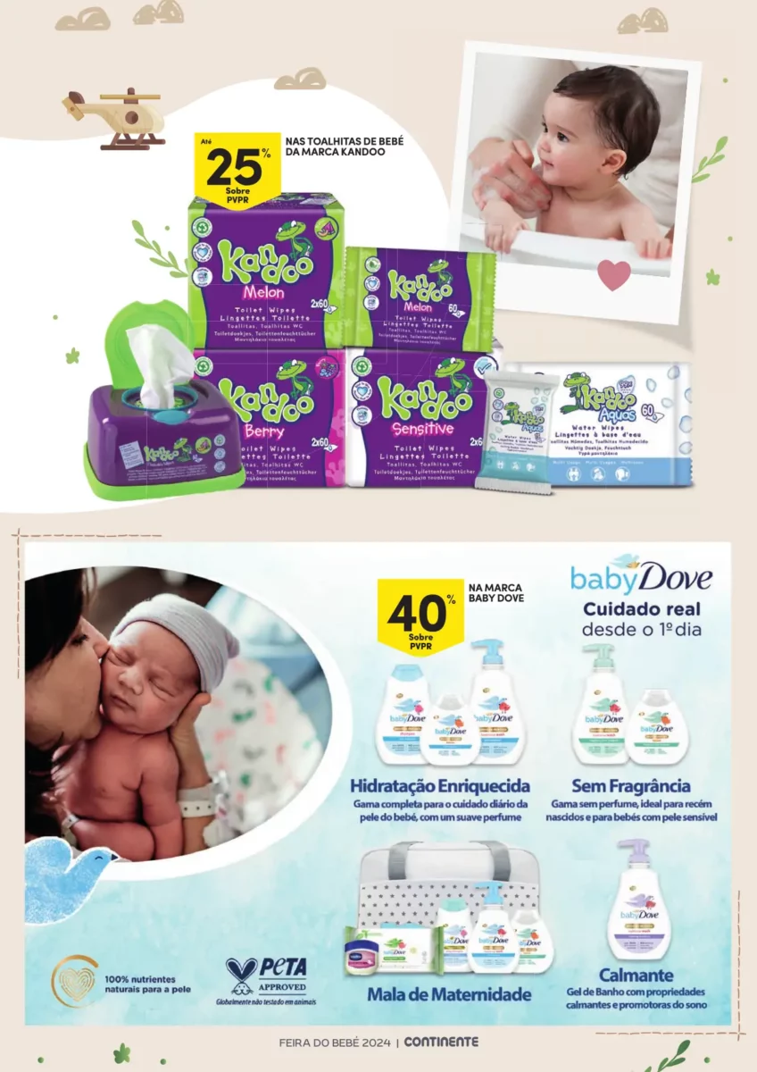 Folheto Continente Beb&eacute; (16 a 28 janeiro)