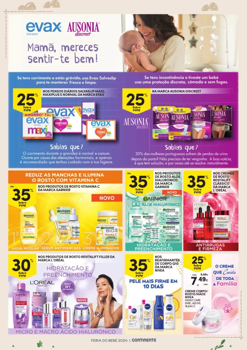 Folheto Continente Beb&eacute; (16 a 28 janeiro)