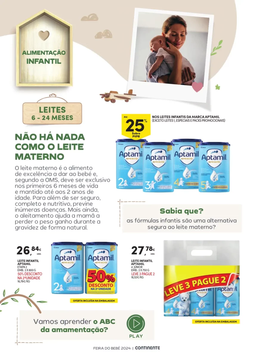 Folheto Continente Beb&eacute; (16 a 28 janeiro)