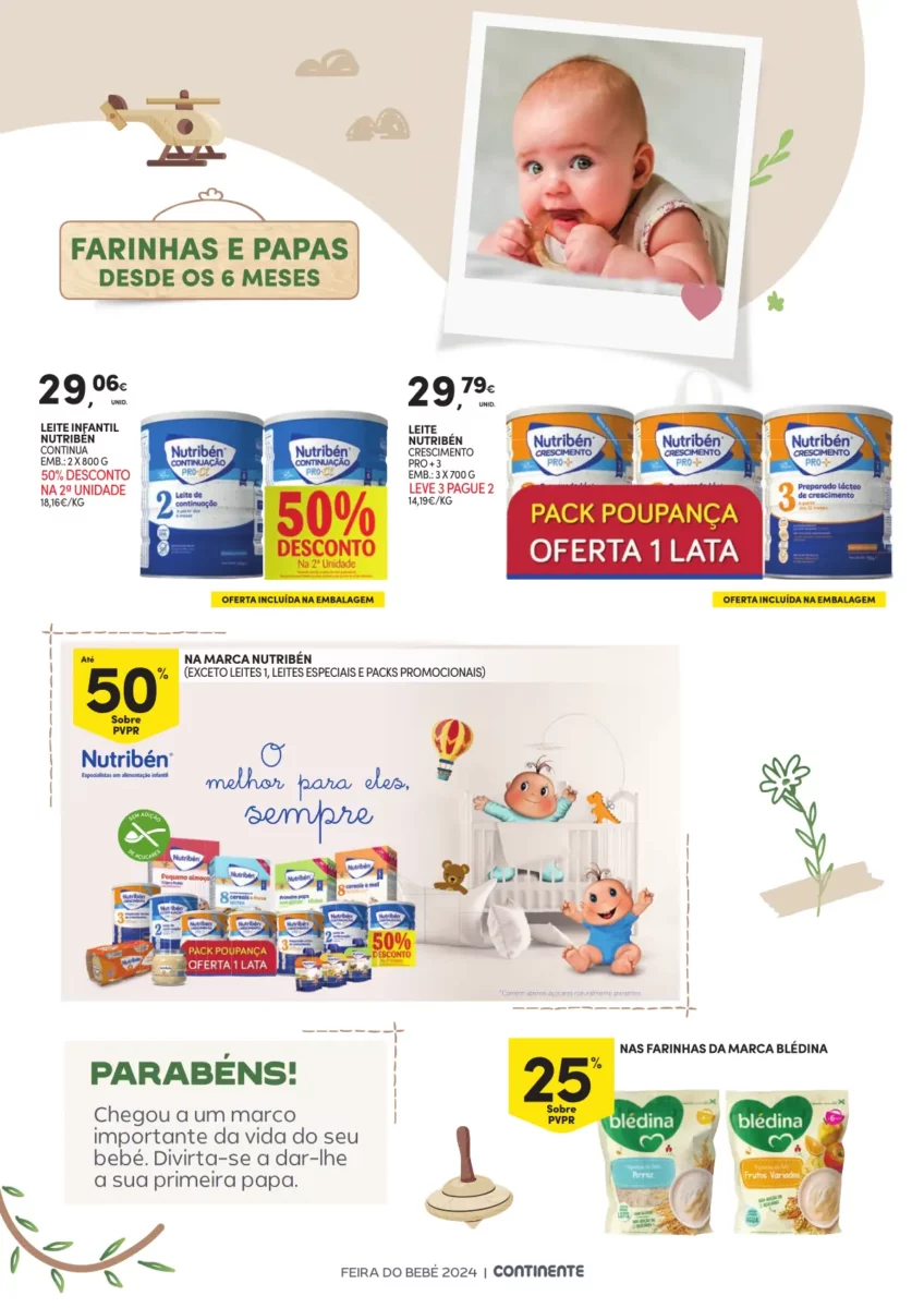 Folheto Continente Beb&eacute; (16 a 28 janeiro)