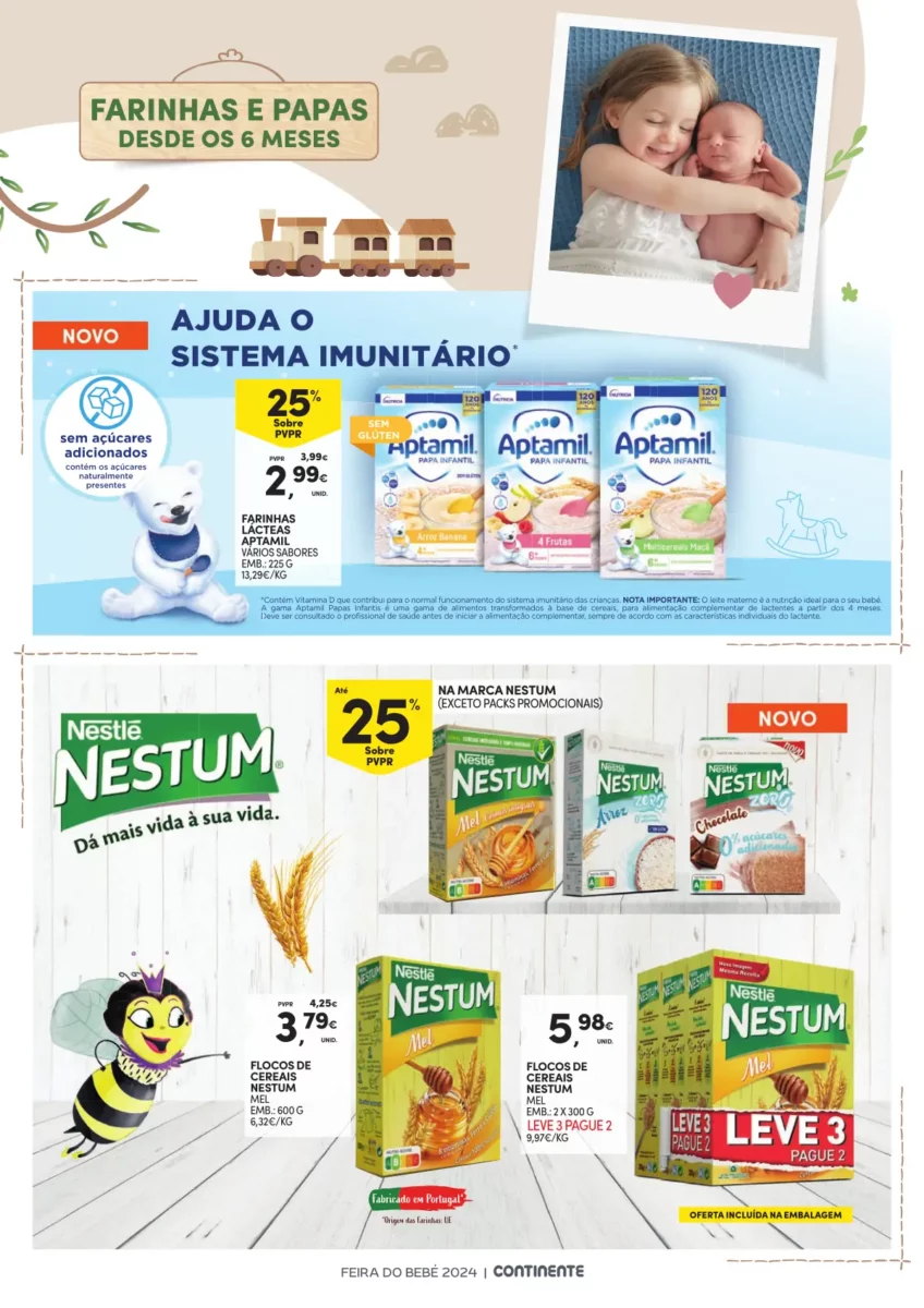 Folheto Continente Beb&eacute; (16 a 28 janeiro)