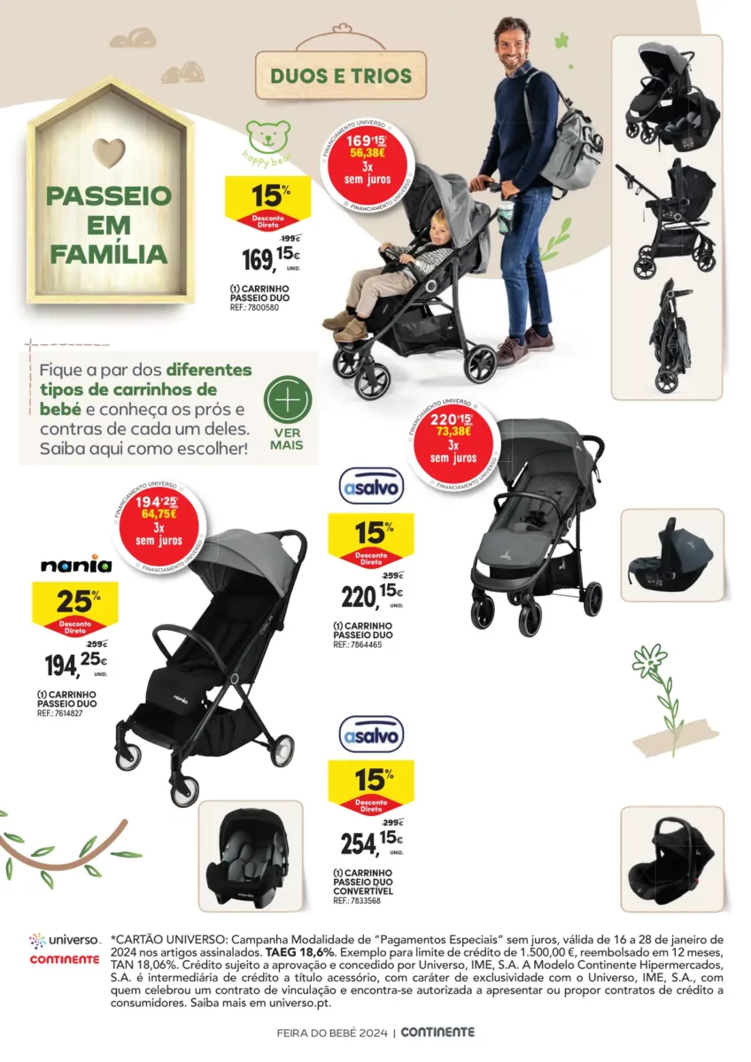 Folheto Continente Beb&eacute; (16 a 28 janeiro)