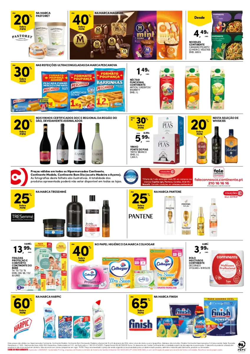 Folheto Continente fim-de-semana (19 a 22 janeiro)