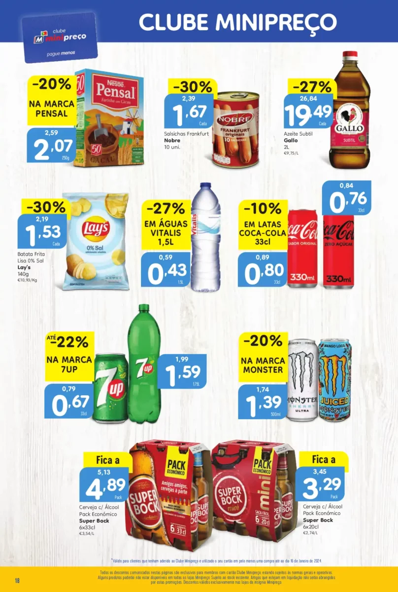 Folheto Minipre&ccedil;o (18 a 24 janeiro)