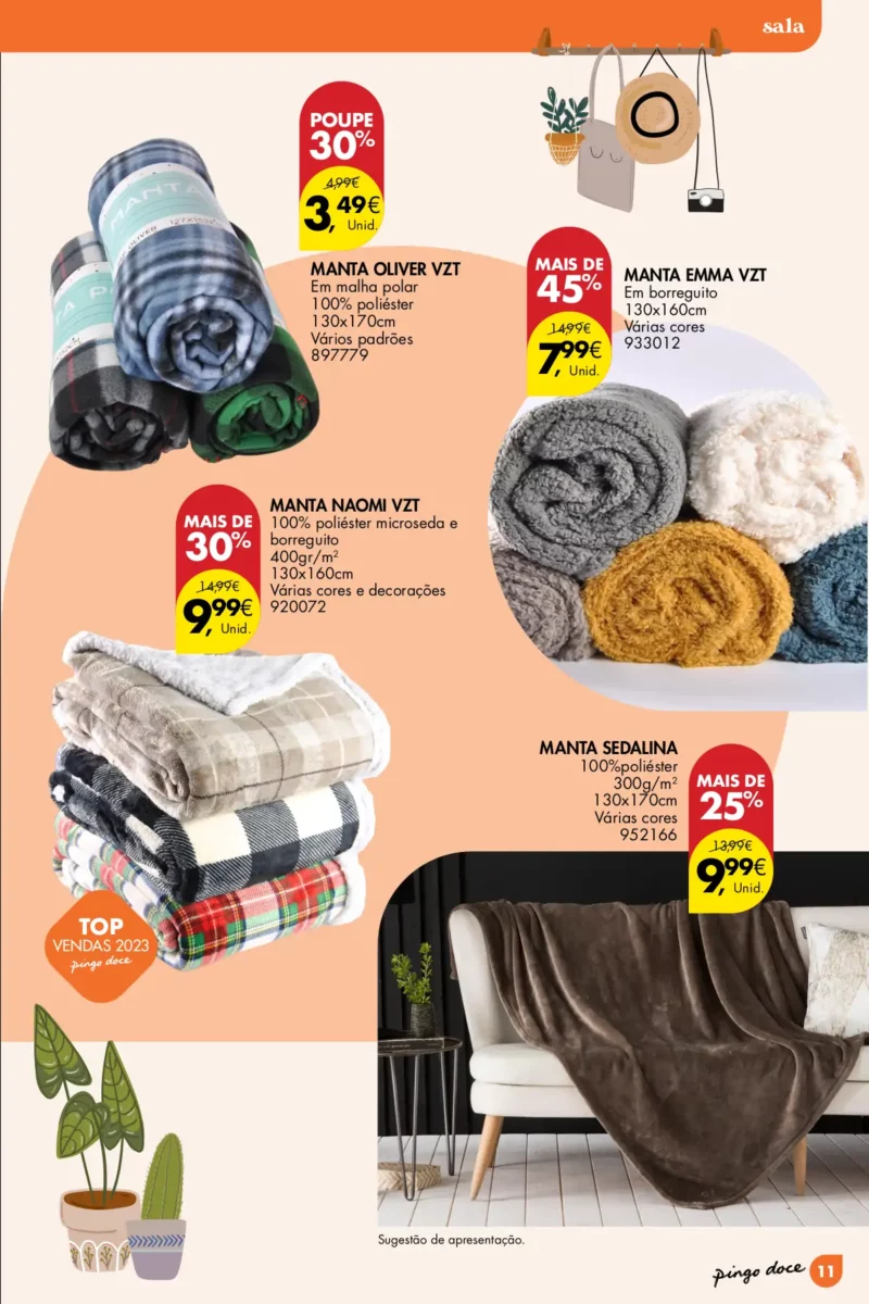 Folheto Pingo Doce Bazar Conforto de Inverno