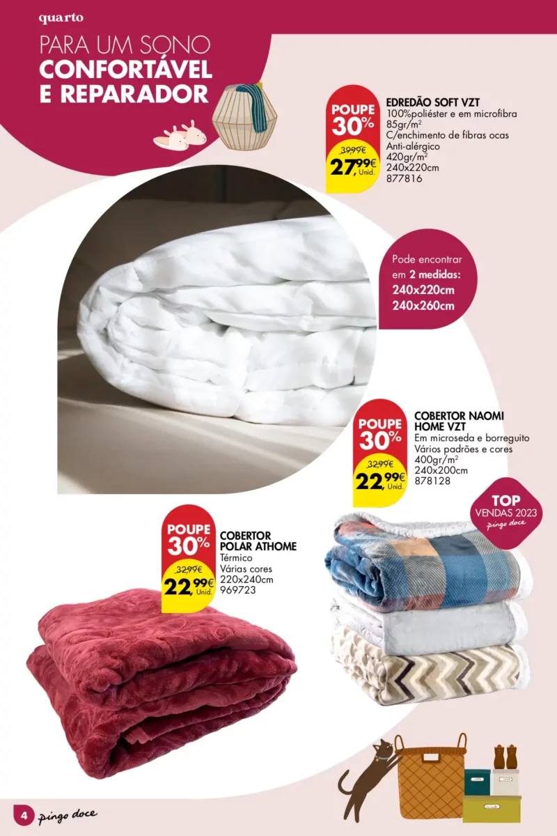 Folheto Pingo Doce Bazar Conforto de Inverno