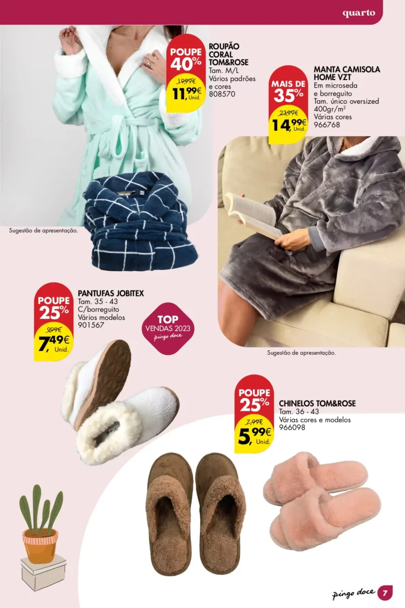 Folheto Pingo Doce Bazar Conforto de Inverno