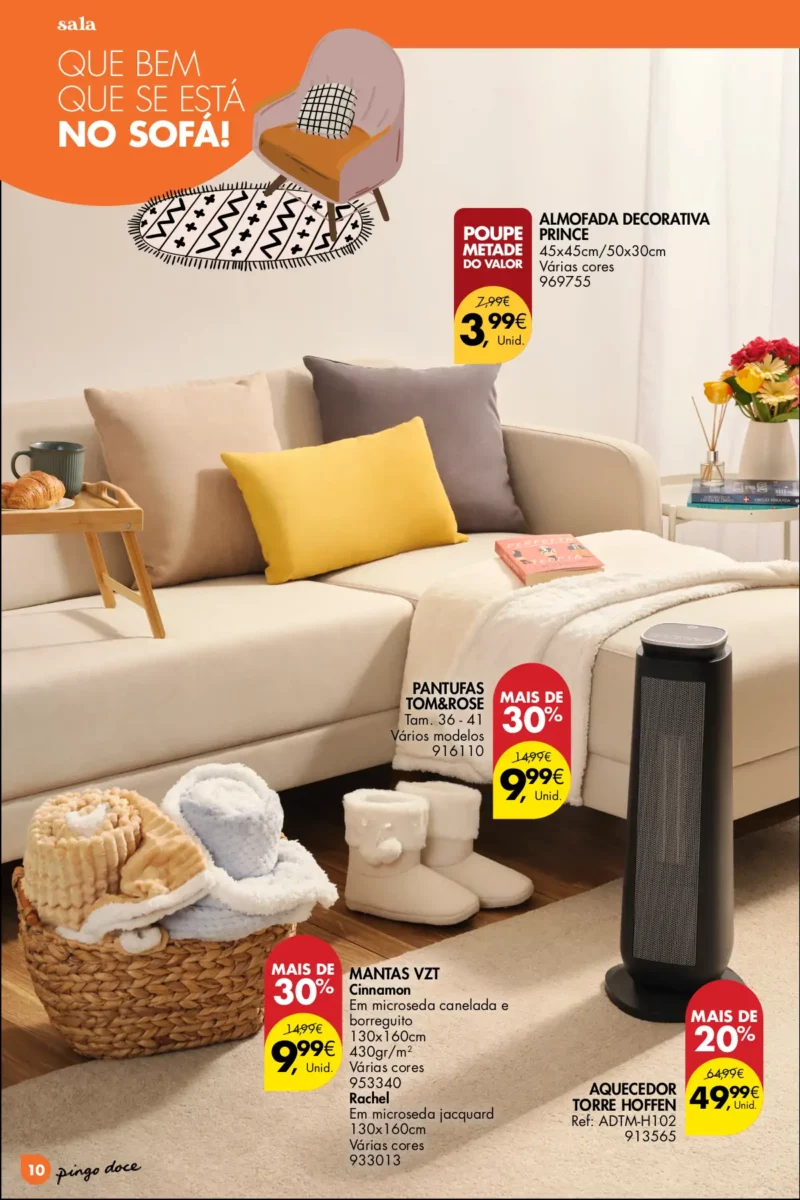 Folheto Pingo Doce Bazar Conforto de Inverno
