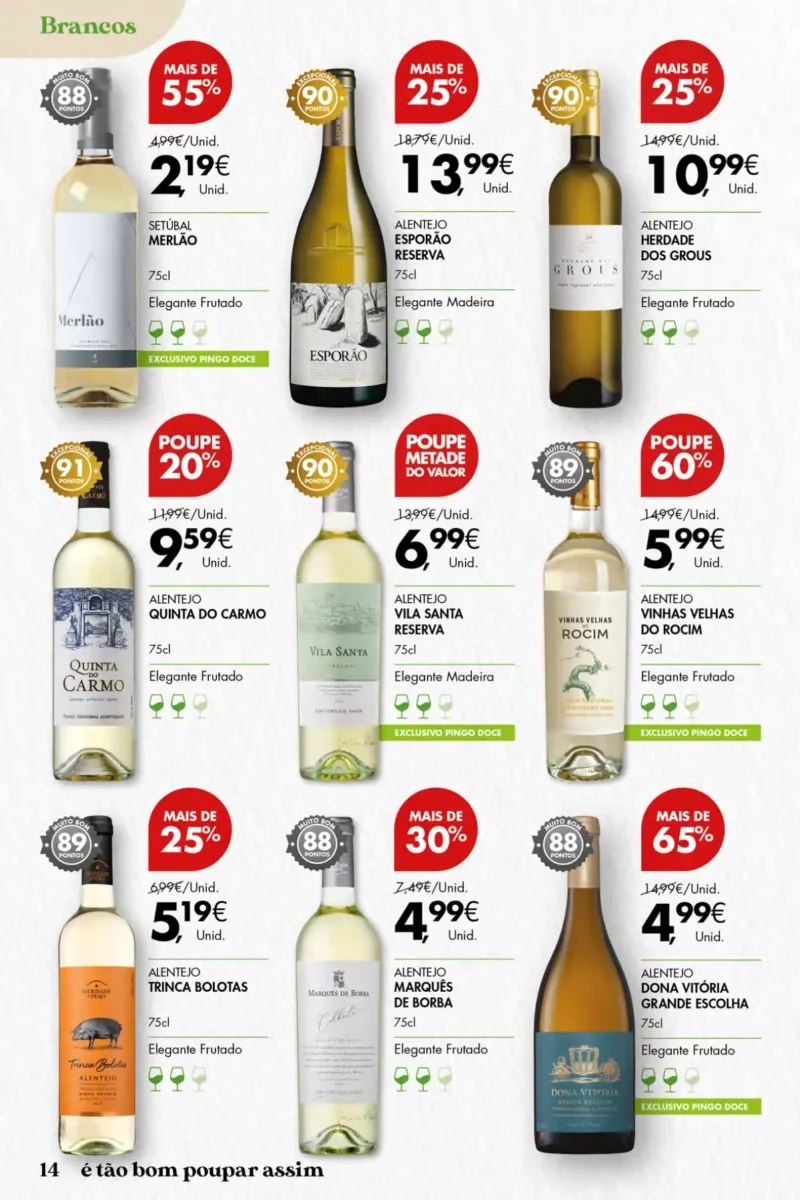 Folheto Pingo Doce Vinhos e Sabores de Portugal