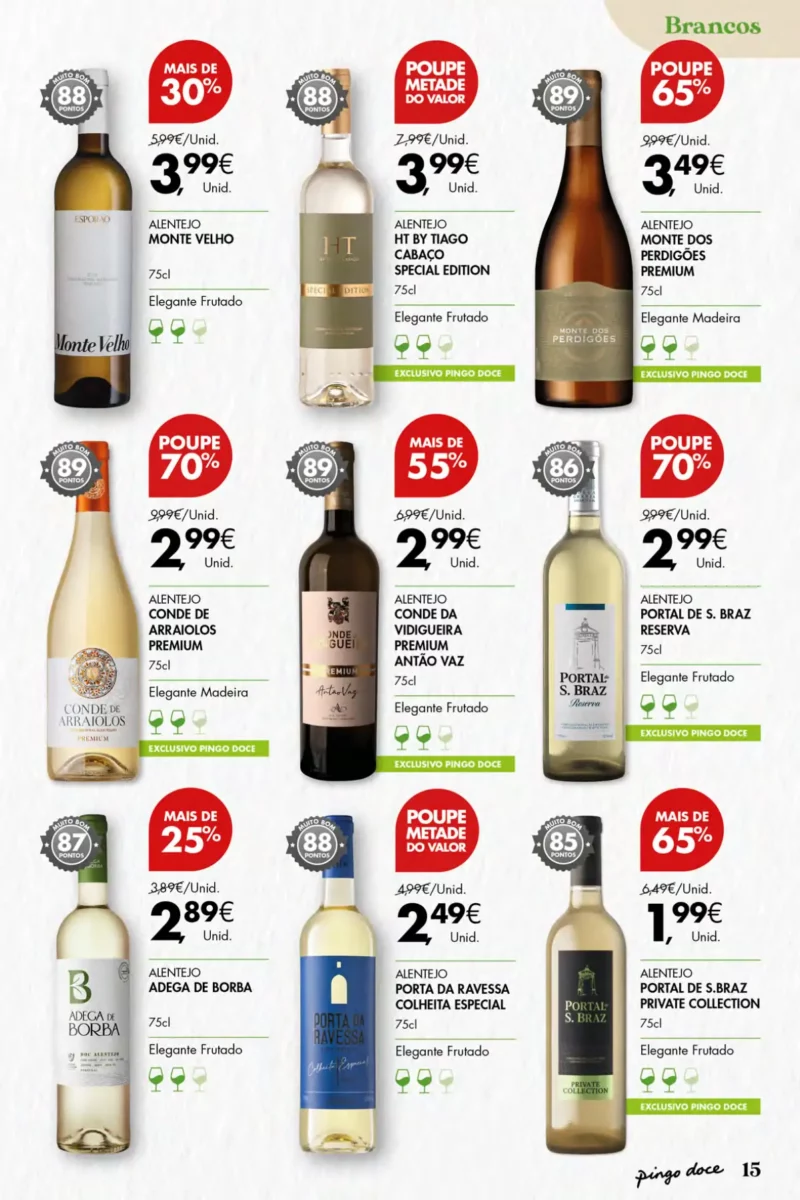 Folheto Pingo Doce Vinhos e Sabores de Portugal