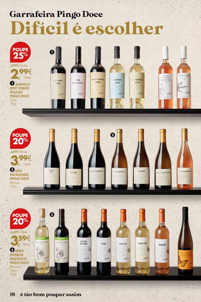 Folheto Pingo Doce Vinhos e Sabores de Portugal