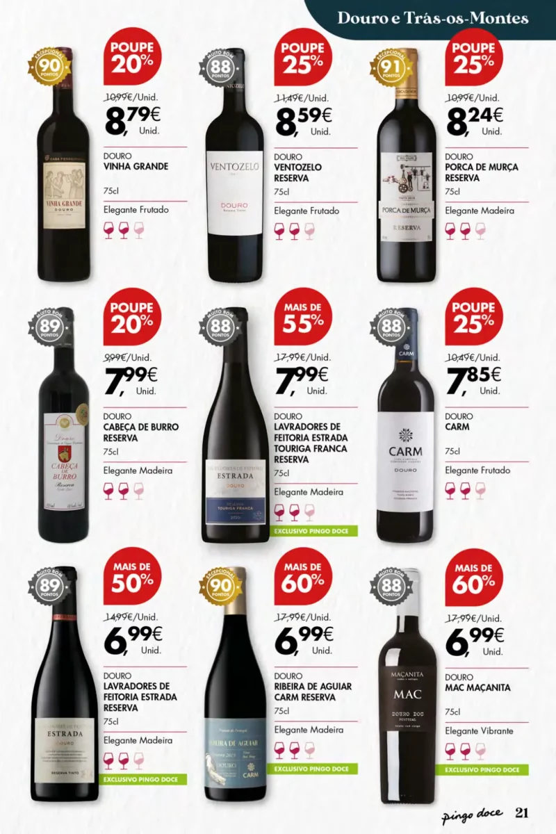 Folheto Pingo Doce Vinhos e Sabores de Portugal