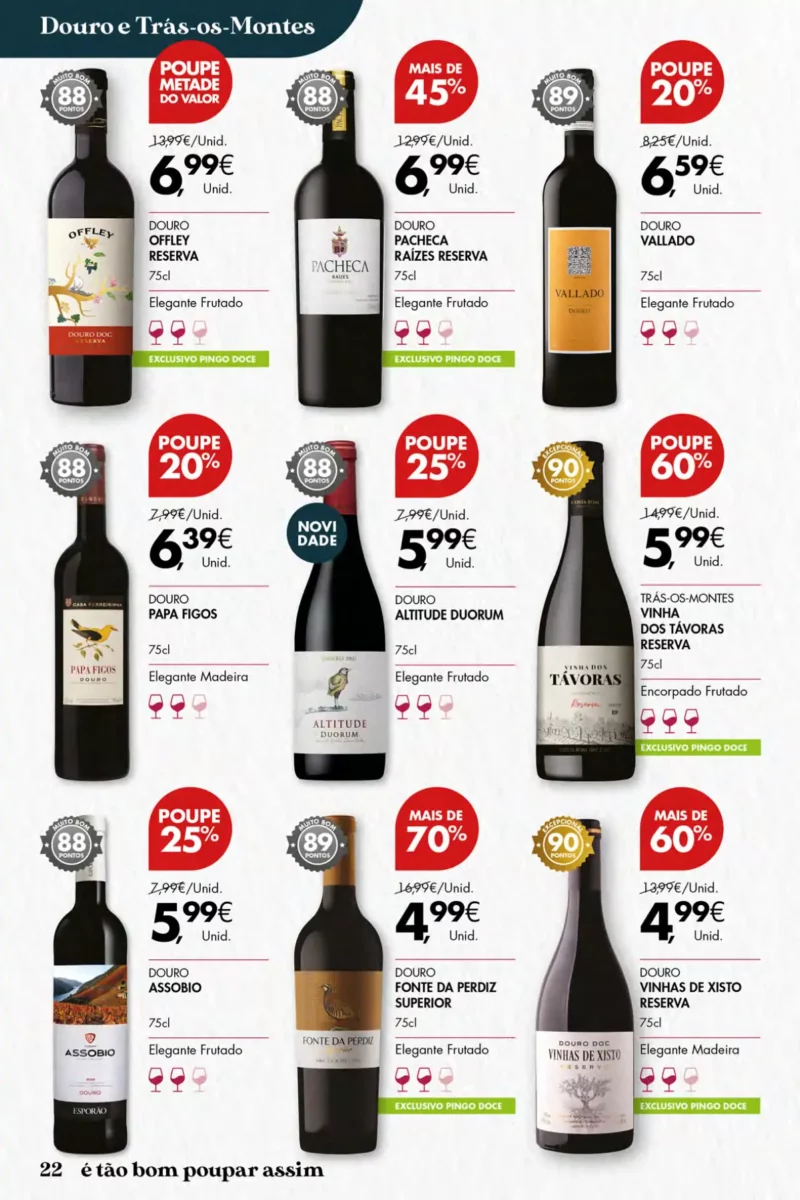 Folheto Pingo Doce Vinhos e Sabores de Portugal