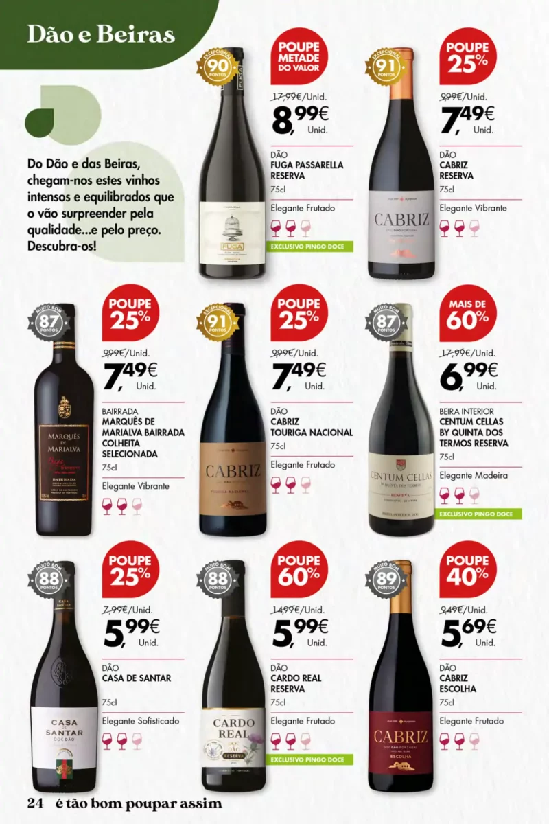 Folheto Pingo Doce Vinhos e Sabores de Portugal