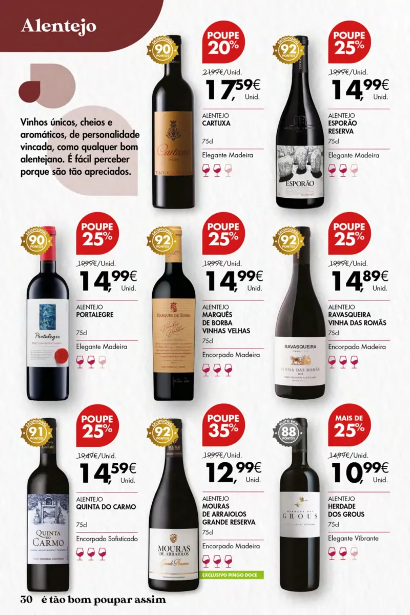 Folheto Pingo Doce Vinhos e Sabores de Portugal