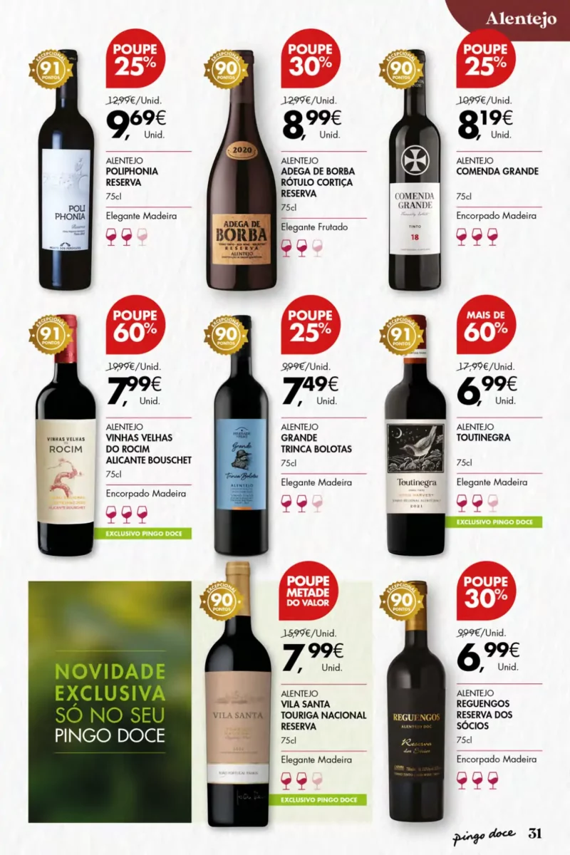 Folheto Pingo Doce Vinhos e Sabores de Portugal