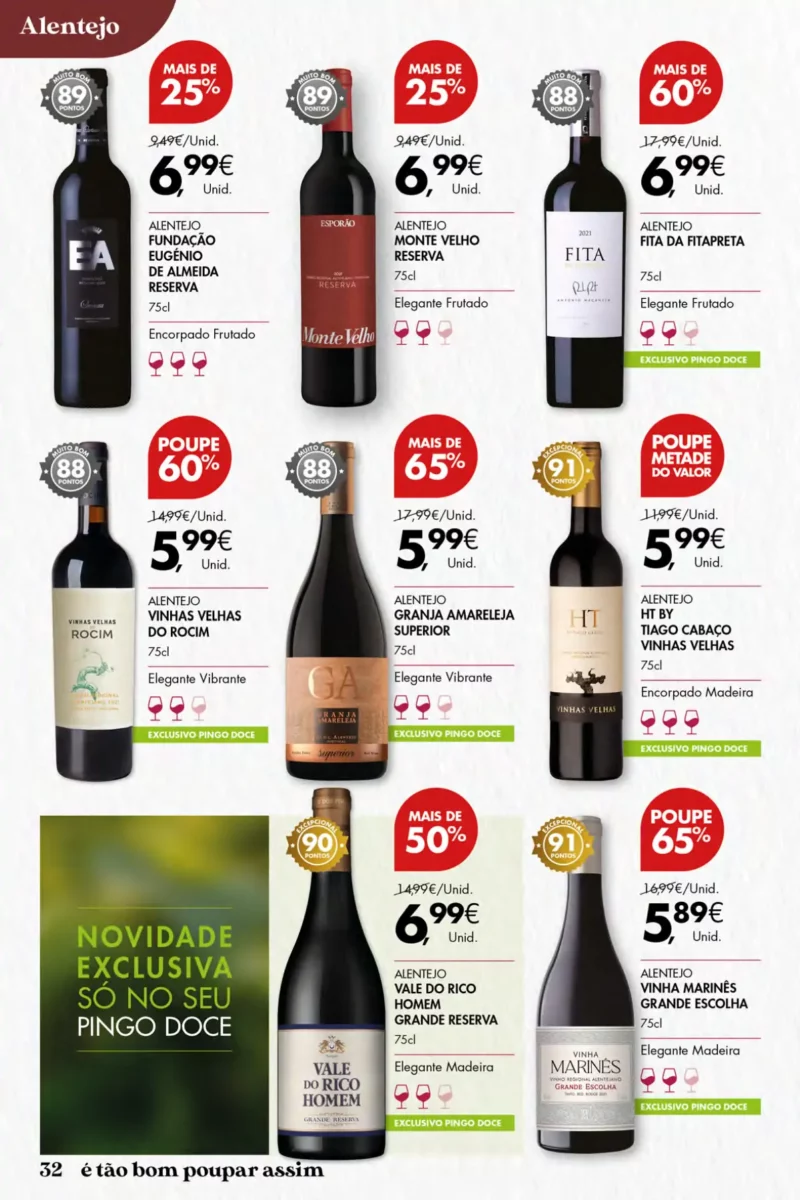 Folheto Pingo Doce Vinhos e Sabores de Portugal