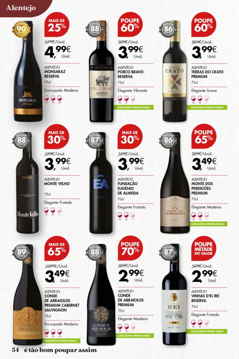 Folheto Pingo Doce Vinhos e Sabores de Portugal