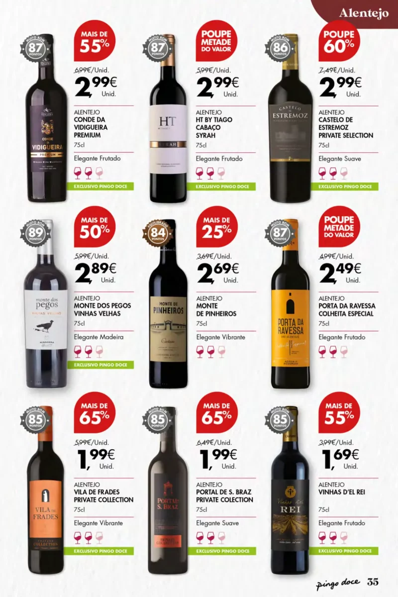 Folheto Pingo Doce Vinhos e Sabores de Portugal