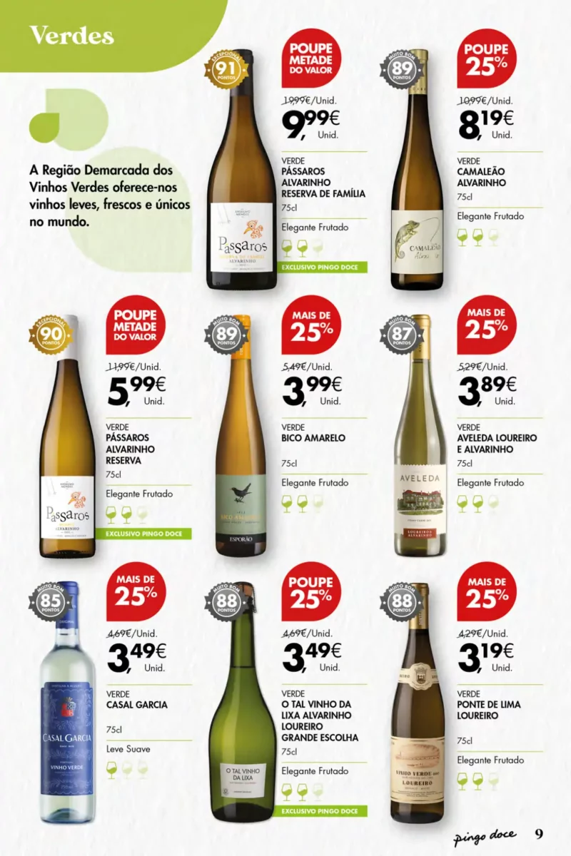 Folheto Pingo Doce Vinhos e Sabores de Portugal