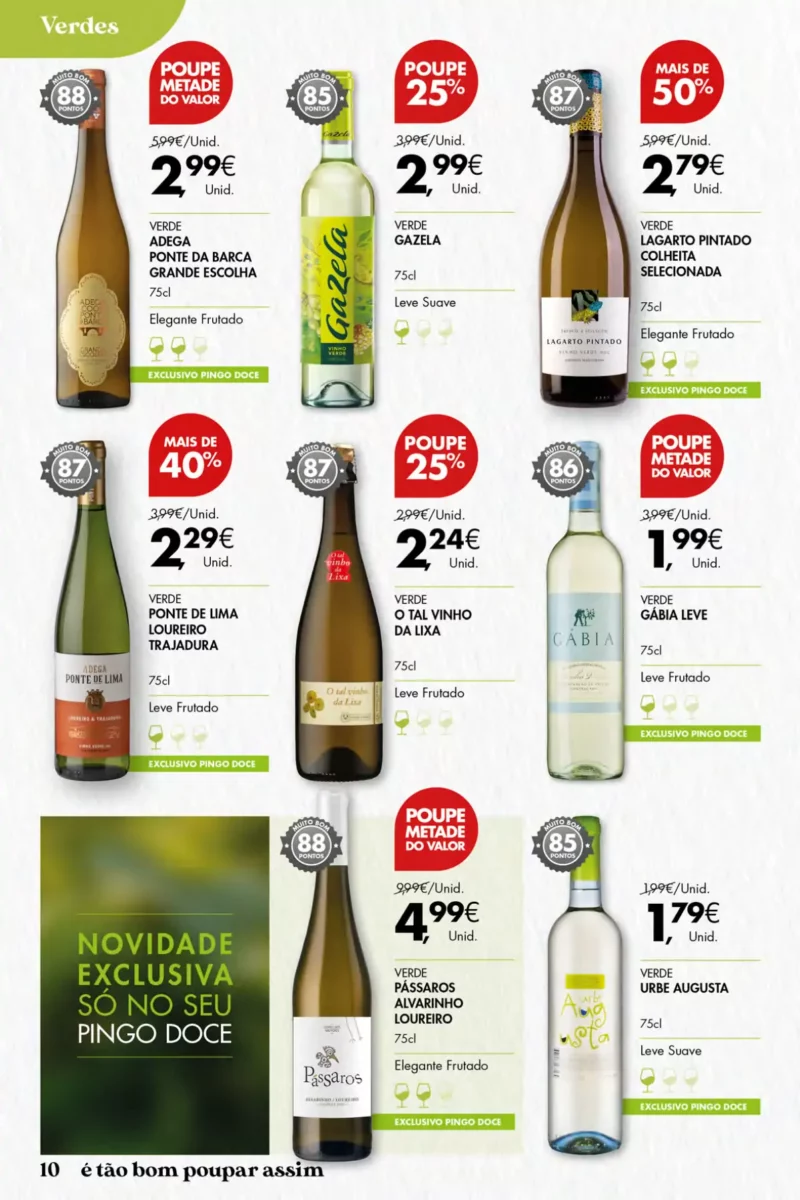 Folheto Pingo Doce Vinhos e Sabores de Portugal