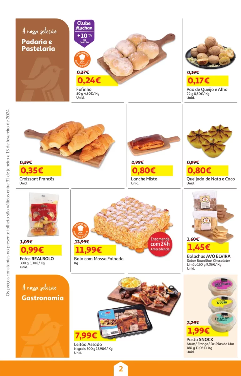 Folheto Auchan &ndash; Queijos, Vinhos e Enchidos (31 janeiro a 13 fevereiro)