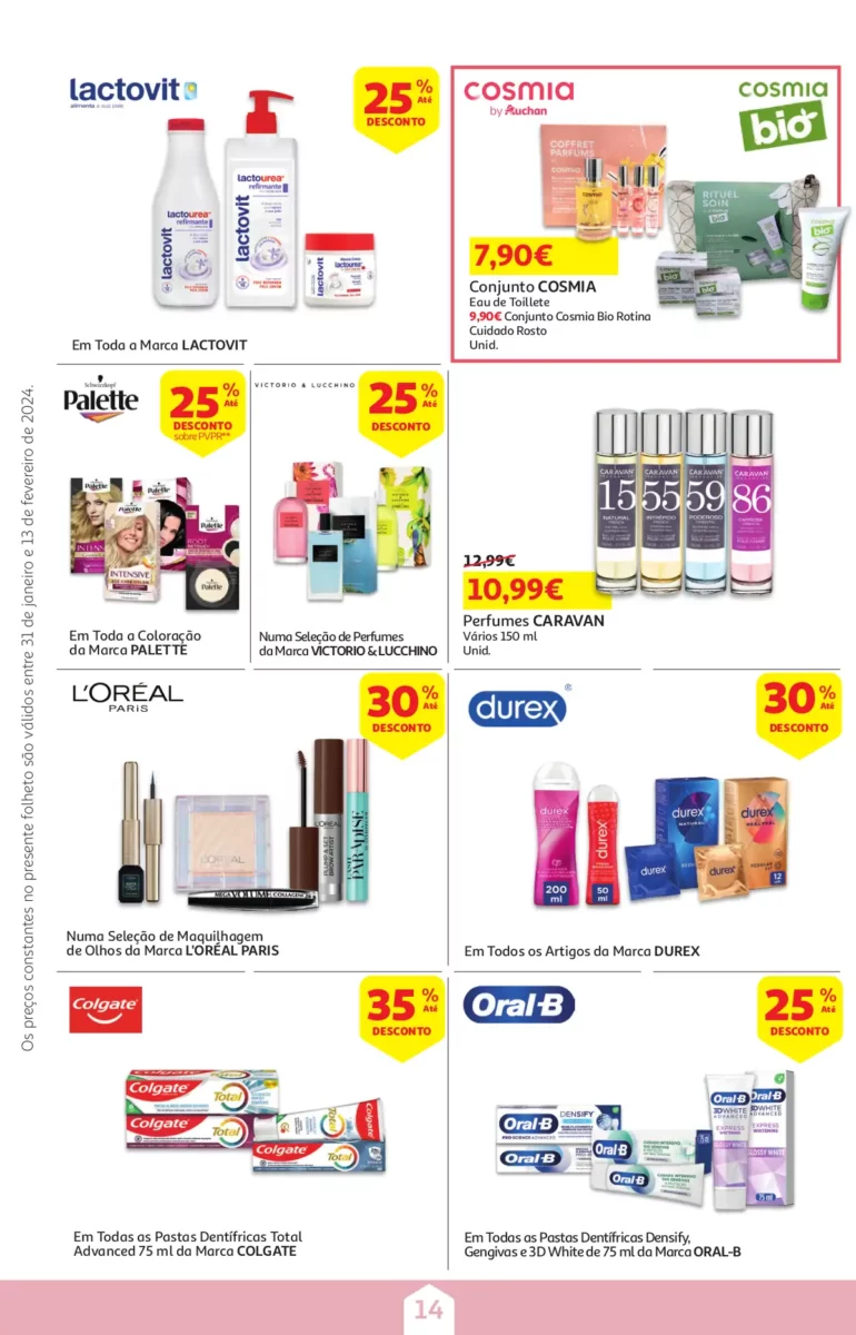 Folheto Auchan &ndash; Queijos, Vinhos e Enchidos (31 janeiro a 13 fevereiro)
