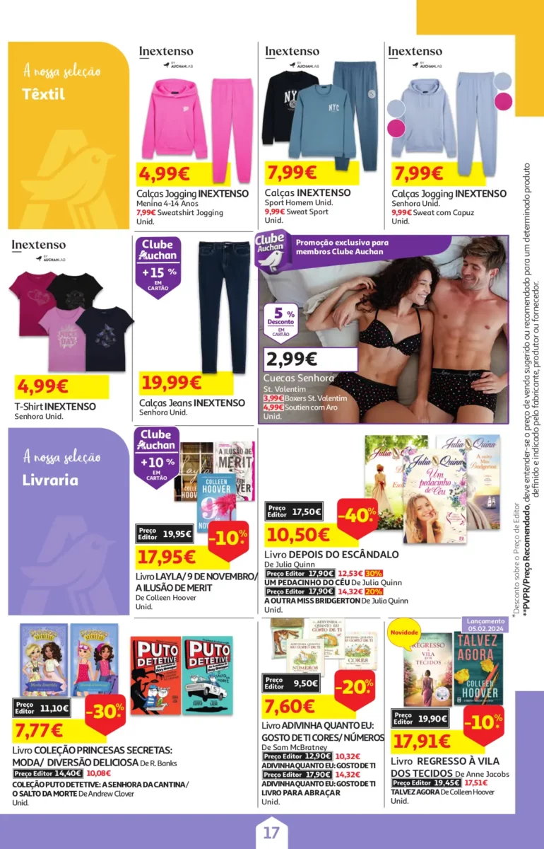 Folheto Auchan &ndash; Queijos, Vinhos e Enchidos (31 janeiro a 13 fevereiro)