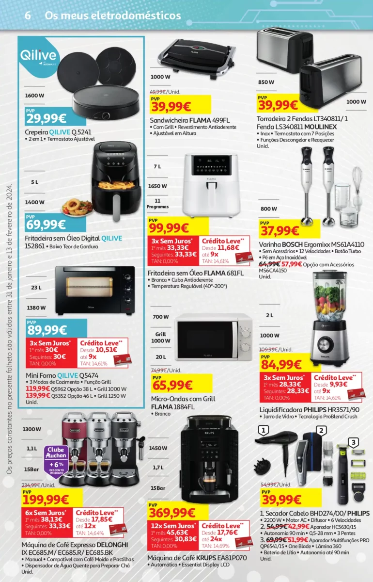 Folheto Auchan &ndash; Queijos, Vinhos e Enchidos (31 janeiro a 13 fevereiro)