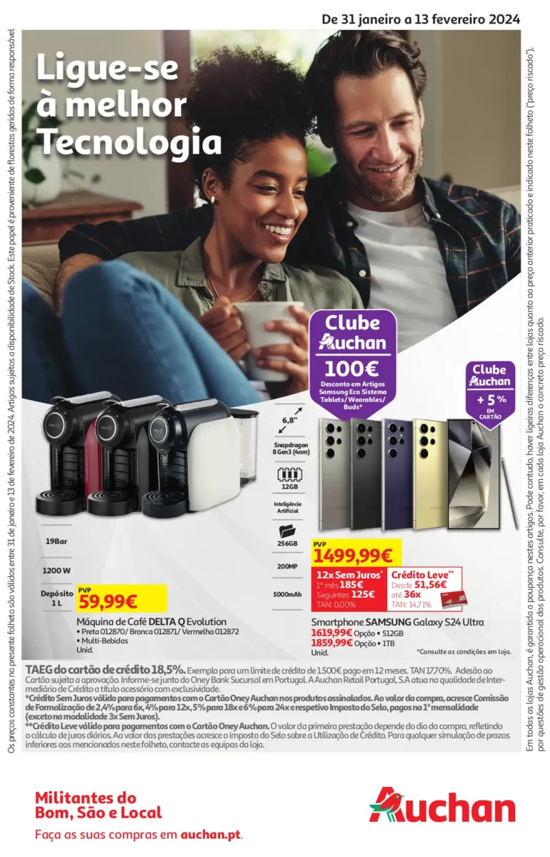 Folheto Auchan &ndash; Queijos, Vinhos e Enchidos (31 janeiro a 13 fevereiro)