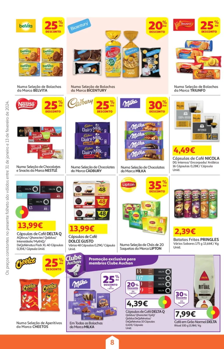 Folheto Auchan &ndash; Queijos, Vinhos e Enchidos (31 janeiro a 13 fevereiro)