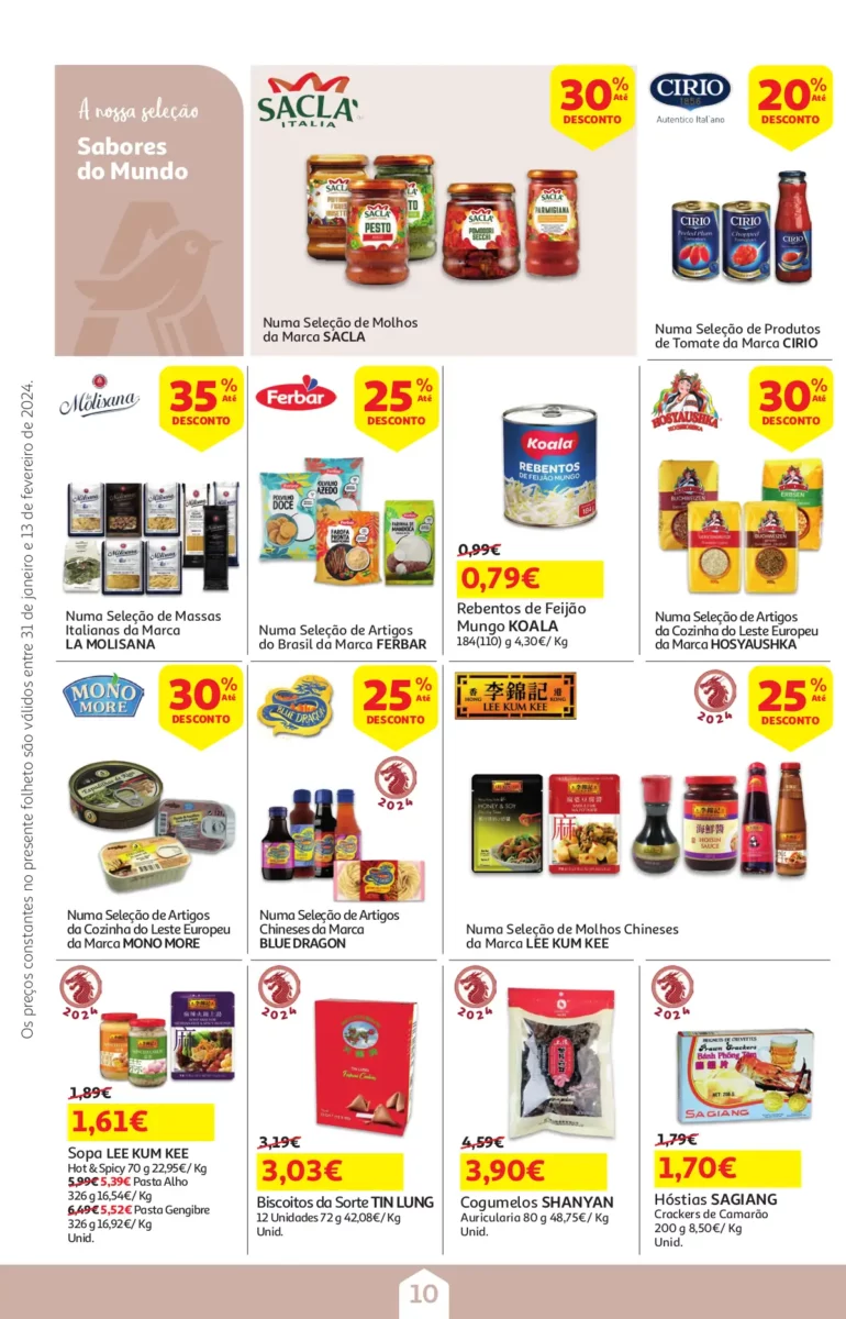 Folheto Auchan &ndash; Queijos, Vinhos e Enchidos (31 janeiro a 13 fevereiro)
