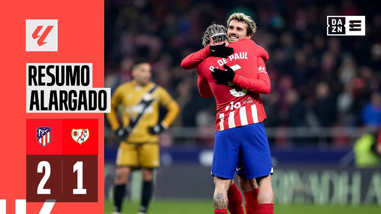 Resumo alargado | Atletico Madrid 2-1 Rayo Vallecano | LaLiga 23/24