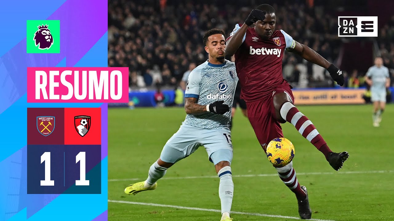 Resumo | West Ham 1-1 Bournemouth | Premier League 23/24