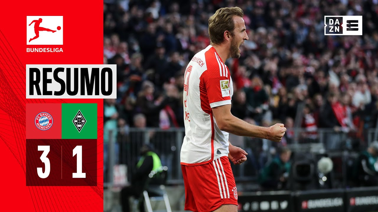 Resumo | Bayern 3-1 Borussia Mönchengladbach | Bundesliga 23/24