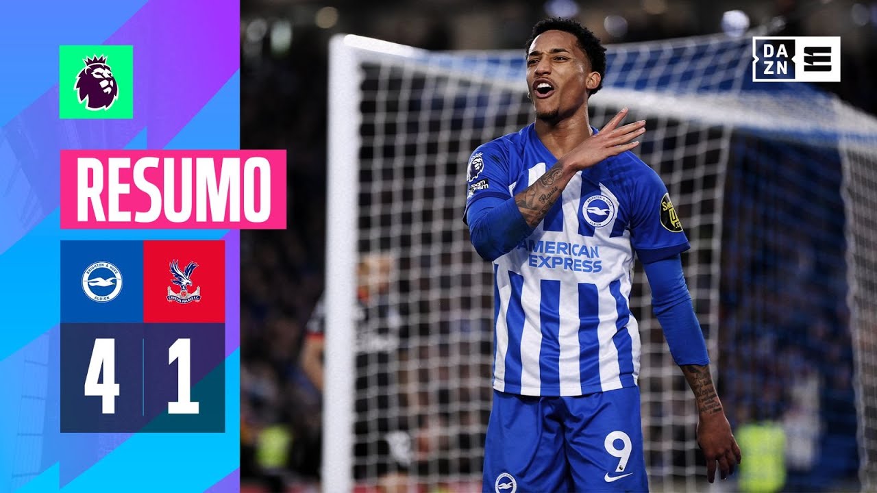 Resumo | Brighton 4-1 Crystal Palace | Premier League 23/24