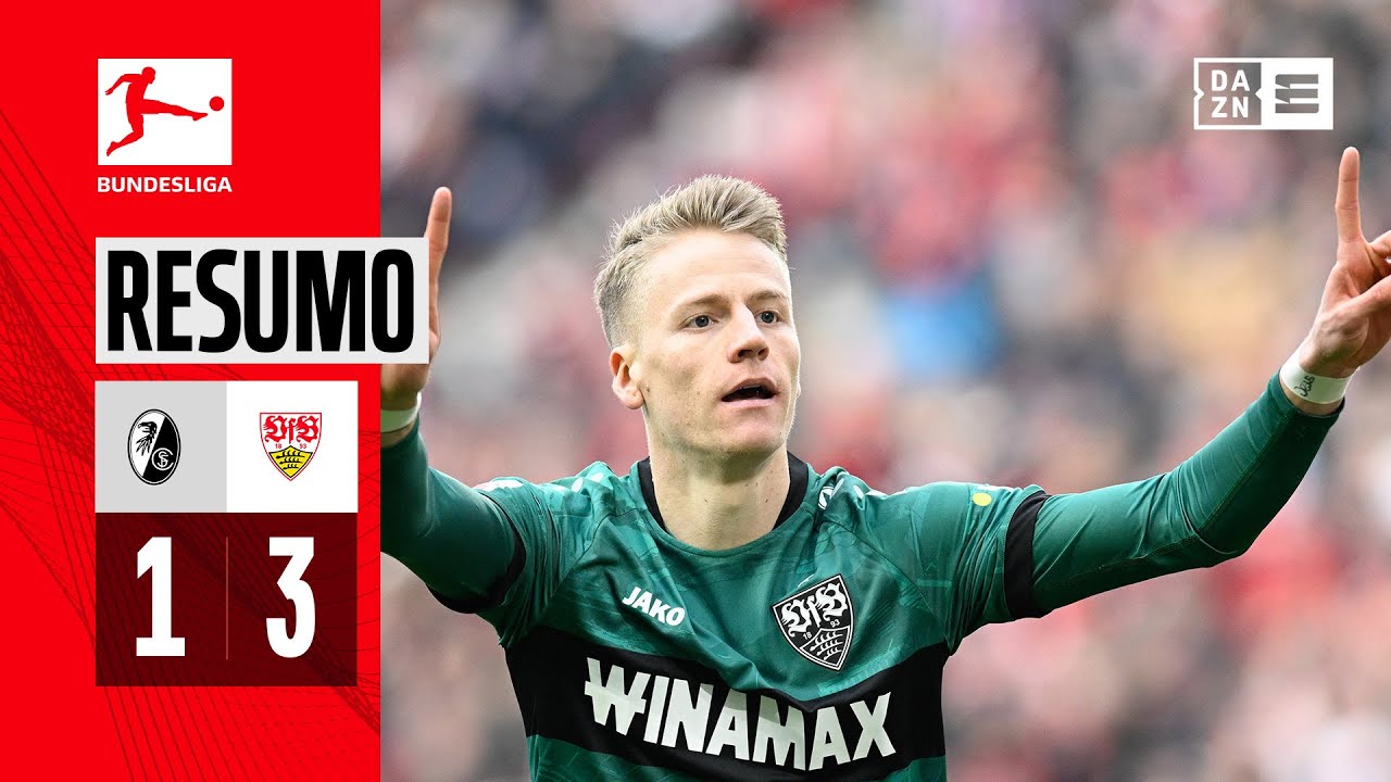 Resumo | Freiburg 1-3 Stuttgart | Bundesliga 23/24