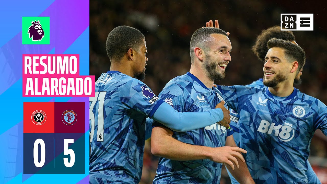 Resumo alargado | Sheffield 0-5 Aston Villa | Premier League 23/24