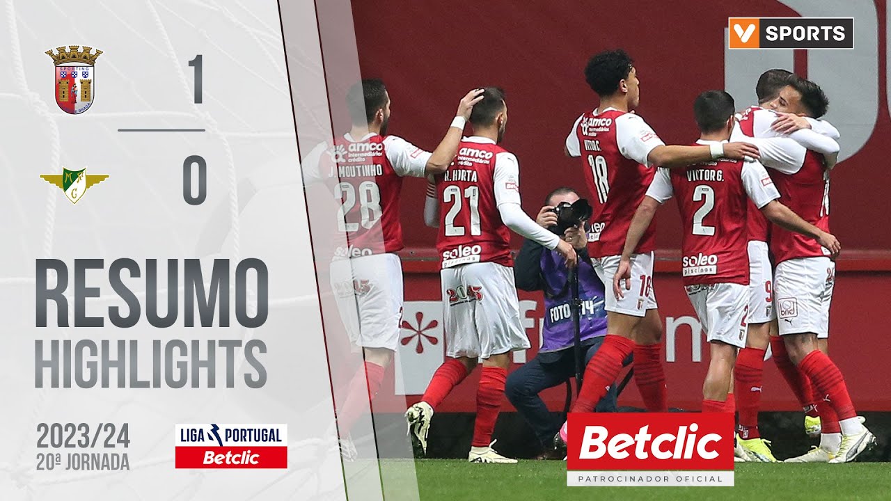 Resumo: Braga 1-0 Moreirense (Liga 23/24 #20)