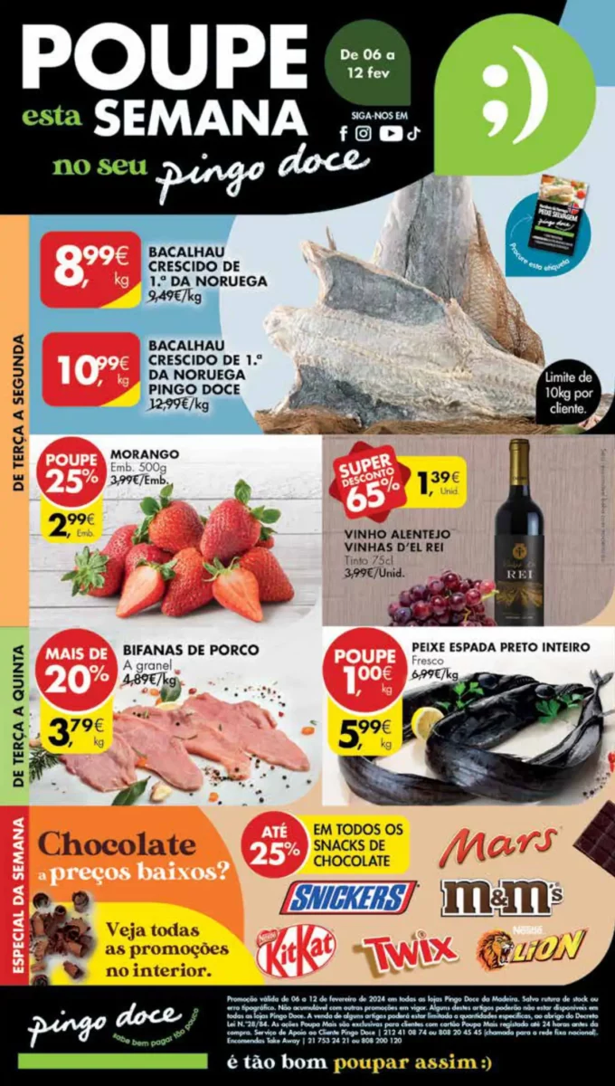 Folheto Pingo Doce Madeira (6 a 12 fevereiro)