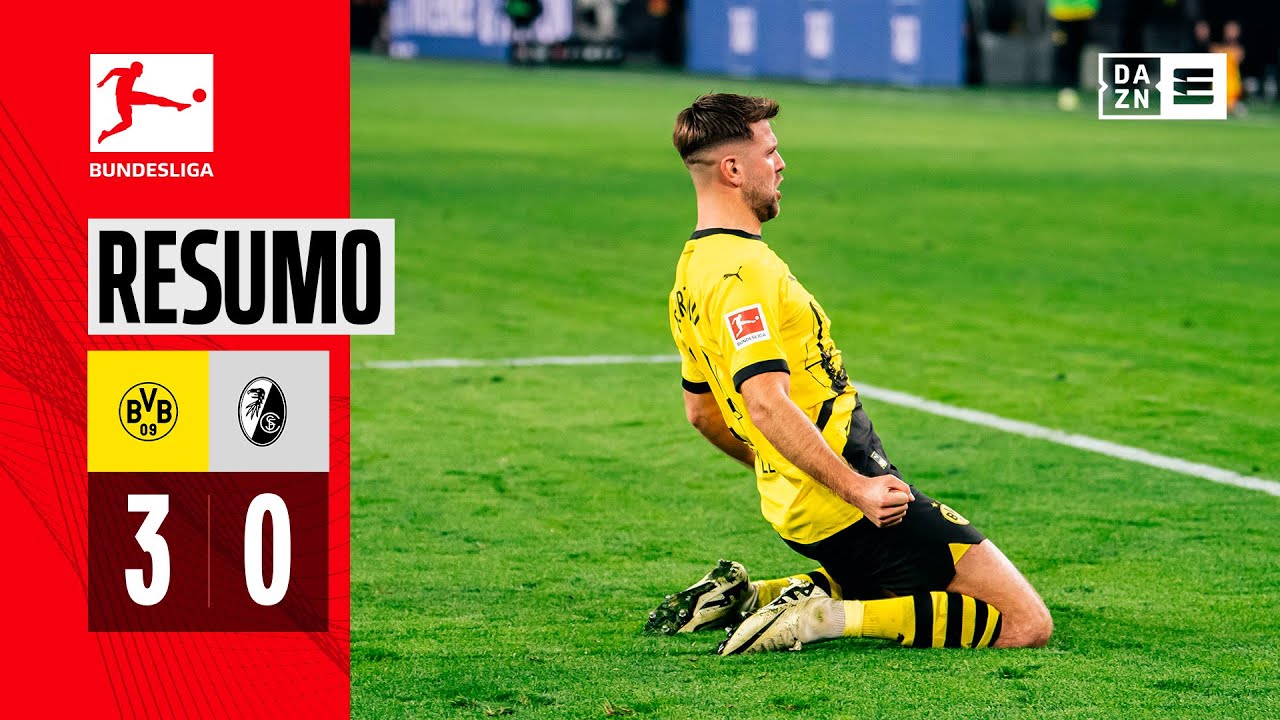 Resumo | Dortmund 3-0 Freiburg | Bundesliga 23/24