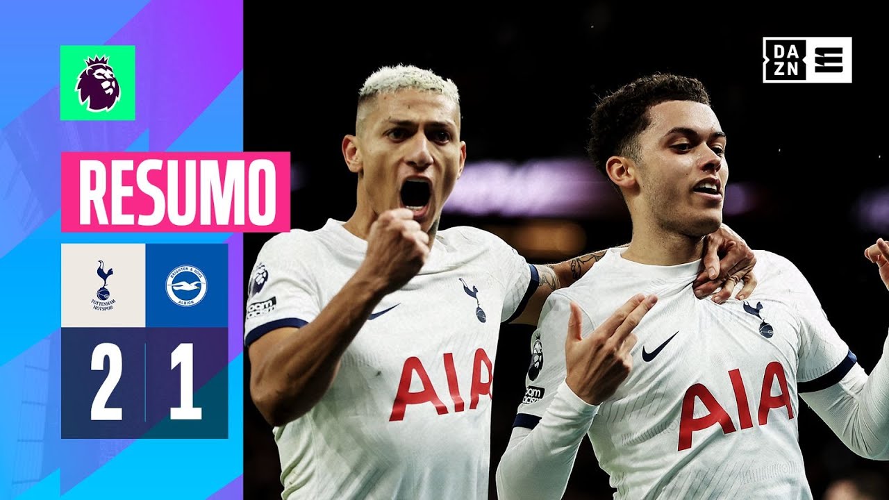 Resumo | Tottenham 2-1 Brighton | Premier League 23/24