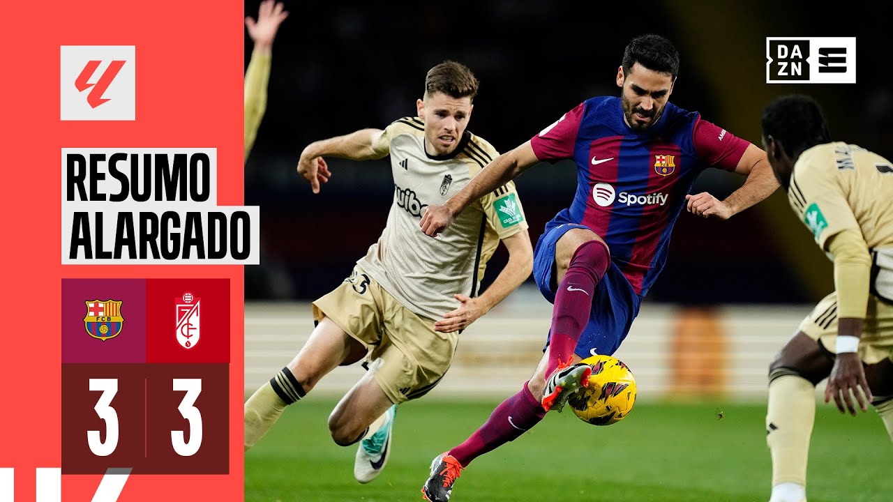 Resumo alargado | Barcelona 3-3 Granada | LaLiga 23/24