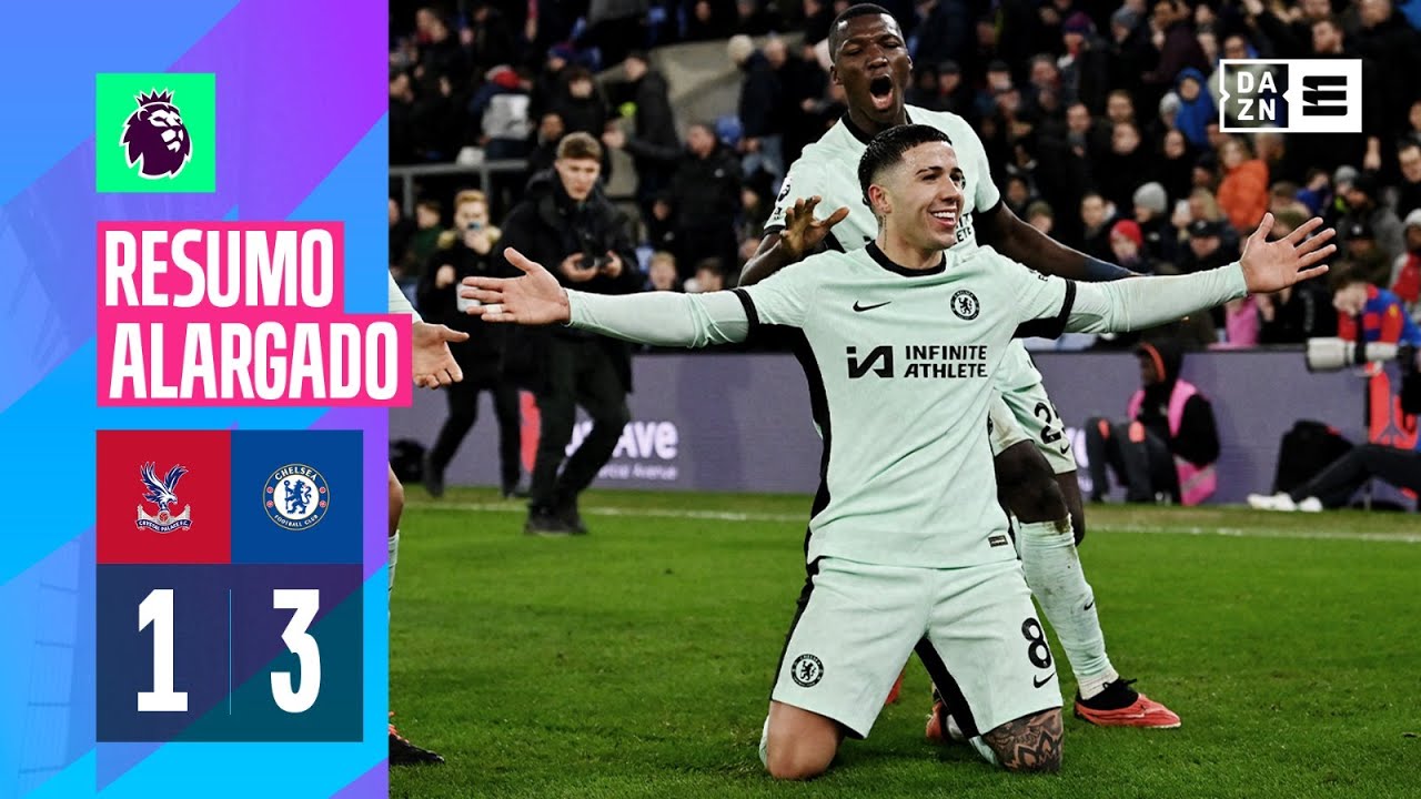 Resumo alargado | Crystal Palace 1-3 Chelsea | Premier League 23/24