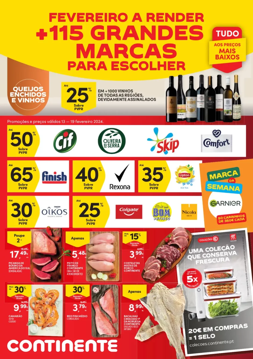 Folheto Continente (13 a 19 fevereiro)